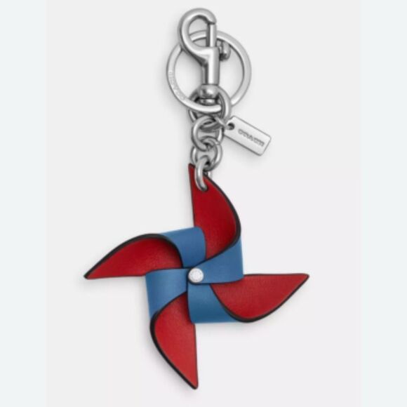 Coach Pinwheel Keychain Charm - Picture 1 of 6